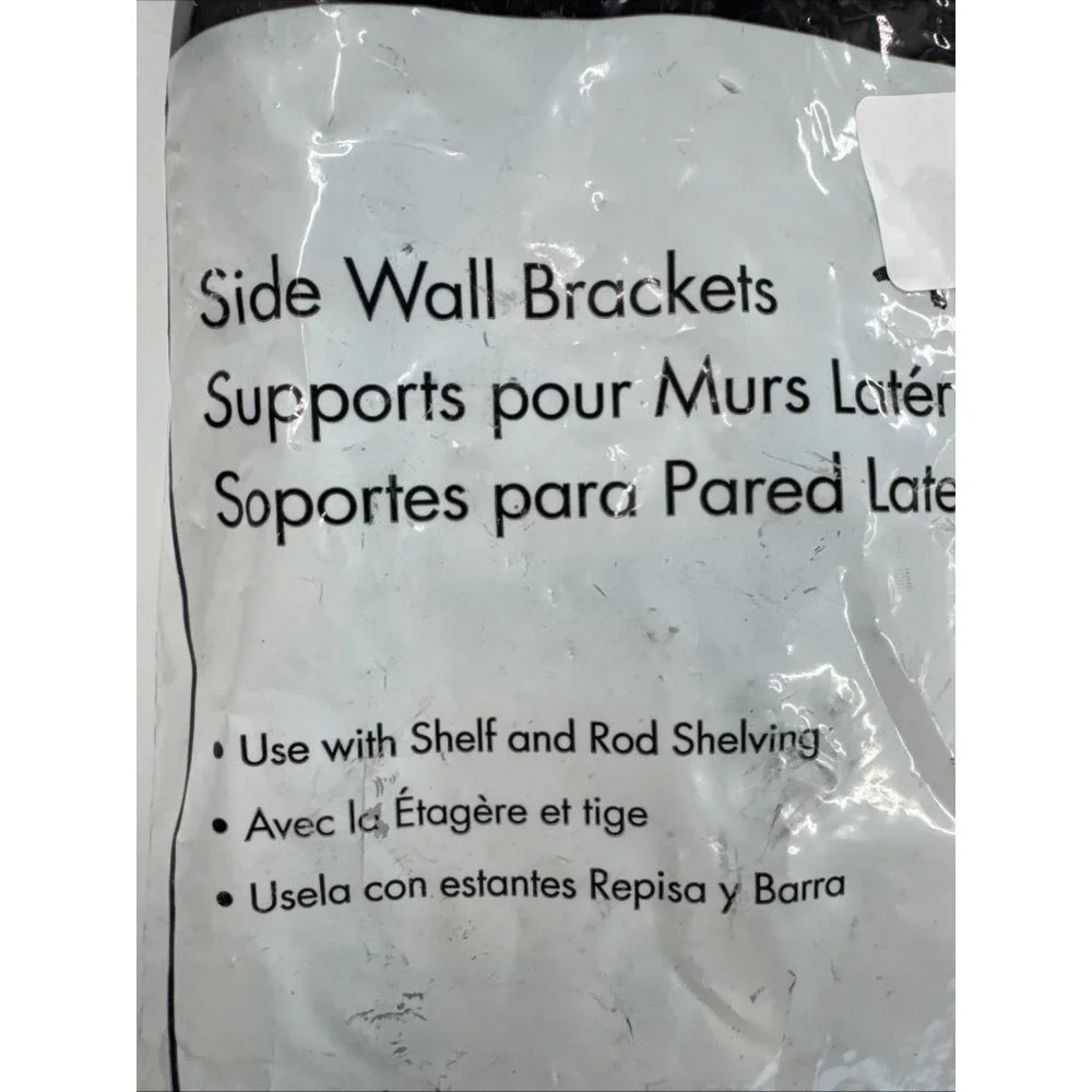 CLOSETMAID Side Wall Brackets 12 Pack 1782 With Mounting Hardware Drywall NEW